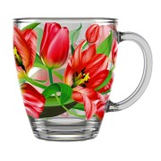 Кружка 0,35л Тюльпаны