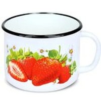 Кружка эм.1л С-0107/4 Сочная клубника
