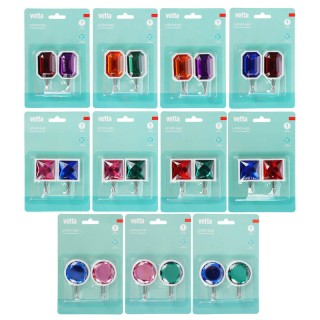 Крючки 2шт Vetta самокл. Кристалл 440-389