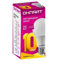 Лампа светод. 71649 OLL-А60-10-230-2,7К-Е27 10Вт грушев. тепл. бел.