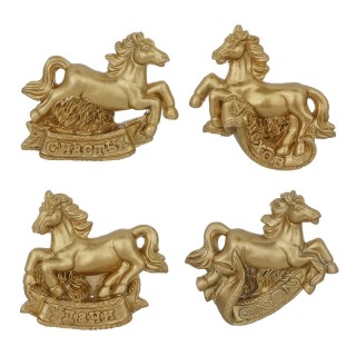 Магнит Лошадка с пожеланиями полистоун 705-030