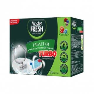 Мастер Fresh таблетки  д/ПММ 9в1 Турбо 28шт