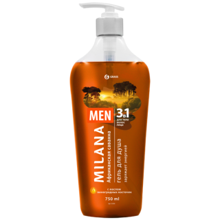 Милана Гель д/душа 750мл Men Африканская саванна