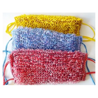 Мочалка банная Петля двойная