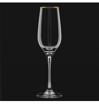 Набор бокалов 6шт Золотая кайма 200мл 