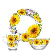 Набор д/завтрака 1/3 Подсолнухи
