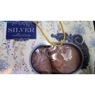 Набор полотенец 2шт Roze Silver
