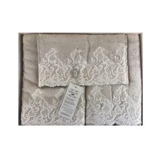 Набор полотенец 3шт Кружева