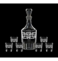 Набор с графином 7пр Квадро