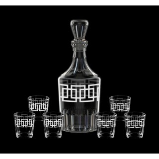 Набор с графином 7пр Квадро