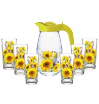 Набор с кувшином 7пр Подсолнух