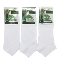 Носки муж короткие белые 1039