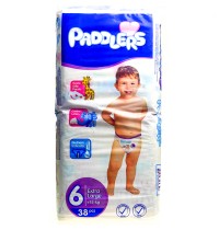PADDLERS подгузники X-Large 15+кг 38шт