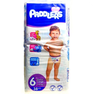 PADDLERS подгузники X-Large 15+кг 38шт