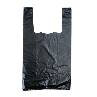 Пакет-майка 25+12х45 Черная (цена за упаковку)