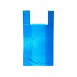 Пакет-майка 25+12х45 Голубая (цена за упаковку)