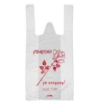 Пакет-майка 25+12х45 Роза (цена за упаковку)