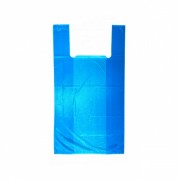 Пакет-майка 25+12х45 синяя (цена за упаковку)