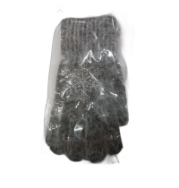 Перчатки женск. Ангора Стразы Снежинка