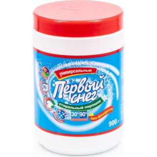 Первый снег стир. порошок 900г банка