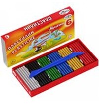 Пластилин Мультики 6цв. 120гр/30