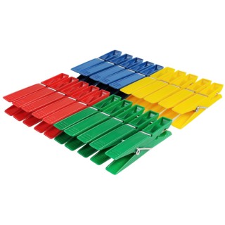 Прищепки пластм 20шт Усилен 0746