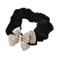 Резинка R-114 Бантик со стразами 