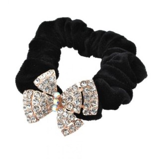 Резинка R-114 Бантик со стразами 