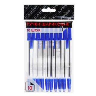 Ручка шарик. PO40 10шт син. 102-048