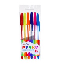 Ручка шарик. 6-цв.ClipStudio 526-536