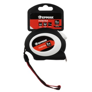 Рулетка 5м*19мм Ермак Нео-Тач 658-097