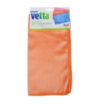Салфетки Микрофибра 30*30 VETTA 448-077 д/стекла