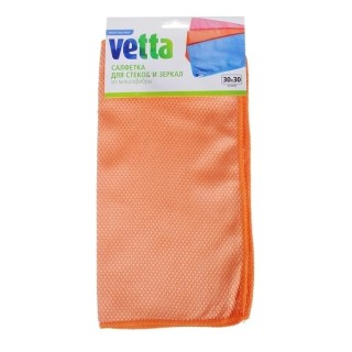 Салфетки Микрофибра 30*30 VETTA 448-077 д/стекла