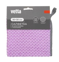 Салфетки Микрофибра 30*30 VETTA 448-366 с петелькой