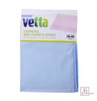 Салфетки Микрофибра 30*40 VETTA 448-073 д/стекла