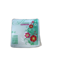  Салфетки белые 100шт Ника/8