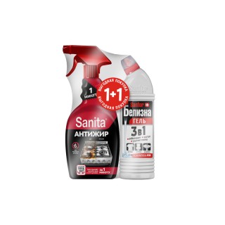 Санита Спрей 1мин 500мл+Белизна 450мл /8