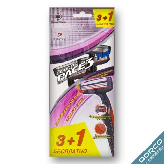 Станок Dorco однораз.PACE3   3+1шт