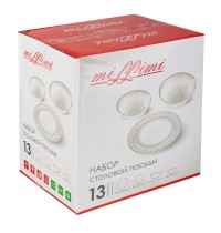 Столовый набор 13пр MILLIMI Минта 818-881