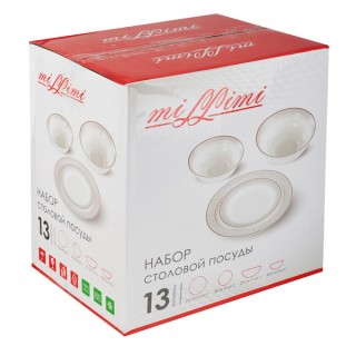 Столовый набор 13пр MILLIMI Минта 818-881