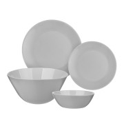 Столовый набор 19пр MILLIMI Грей кругл 818-235