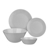 Столовый набор 19пр MILLIMI Грей кругл 818-235