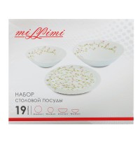Столовый набор 19пр MILLIMI Клавель 818-002