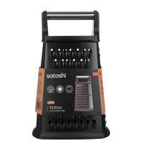 Терка 4-х гранная Satoshi с антиналип 23см нерж.сталь 885-145