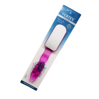 Терка д/пяток Vertex прозрачная ручка