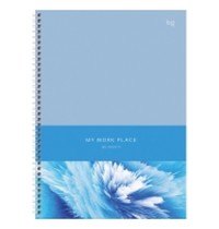 Тетрадь 80л кл. А4 на спирали Blue art