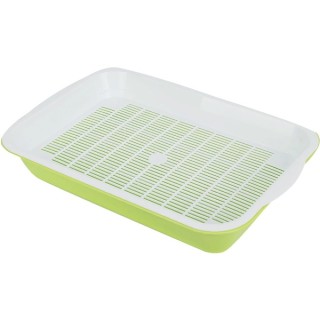 Туалет для кошек Ева с сеткой  высокие ножки 40*26,5*6,5см 11040