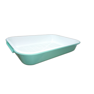 Туалет для кошек ГОСТ с сеткой  36,5*26*6см Твик