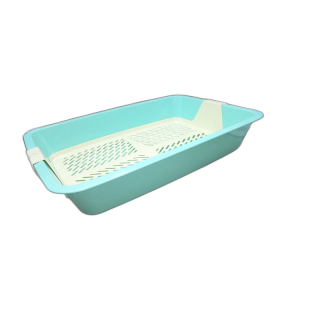 Туалет для кошек Кетти с сеткой  42*31*8см Твик