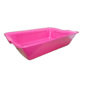 Туалет для кошек Vitarus с сеткой глубокий 38*28*9см Твик